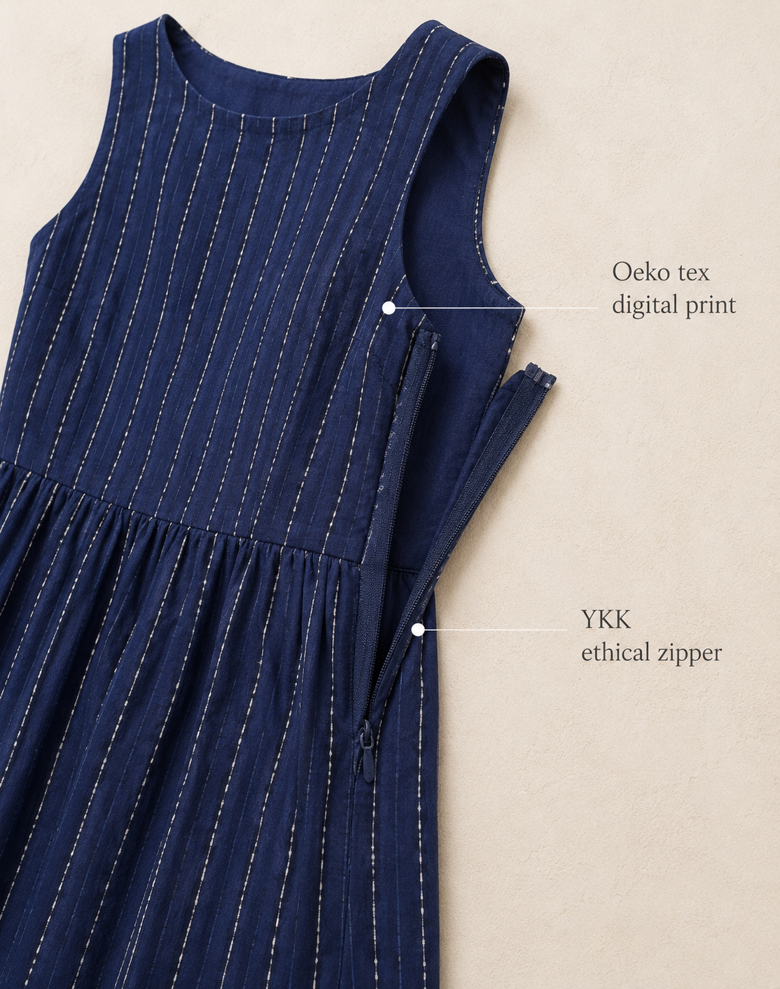 The Striped Asymmetric Dress