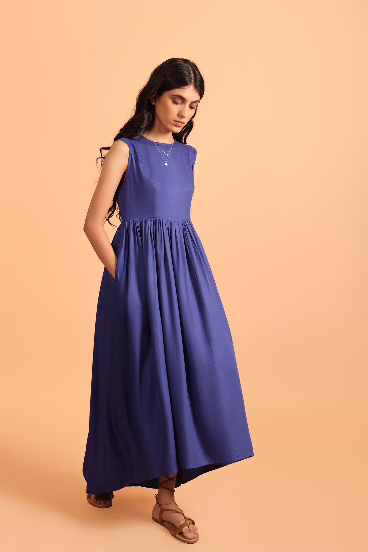 High-Low Maxi Dress