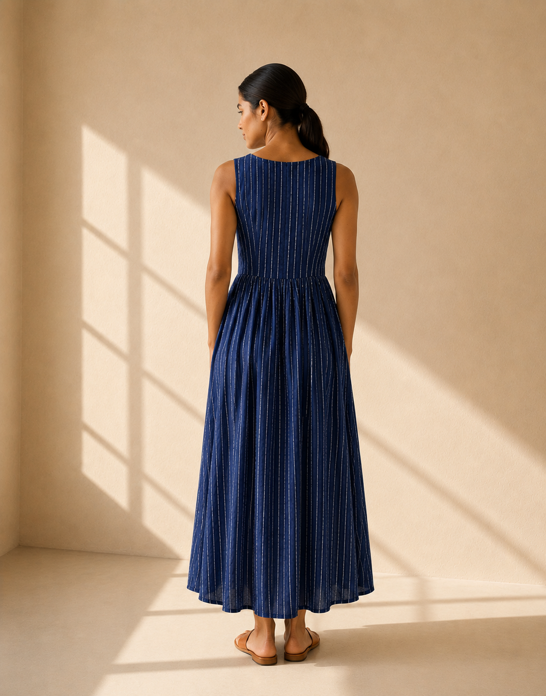 The Striped Asymmetric Dress