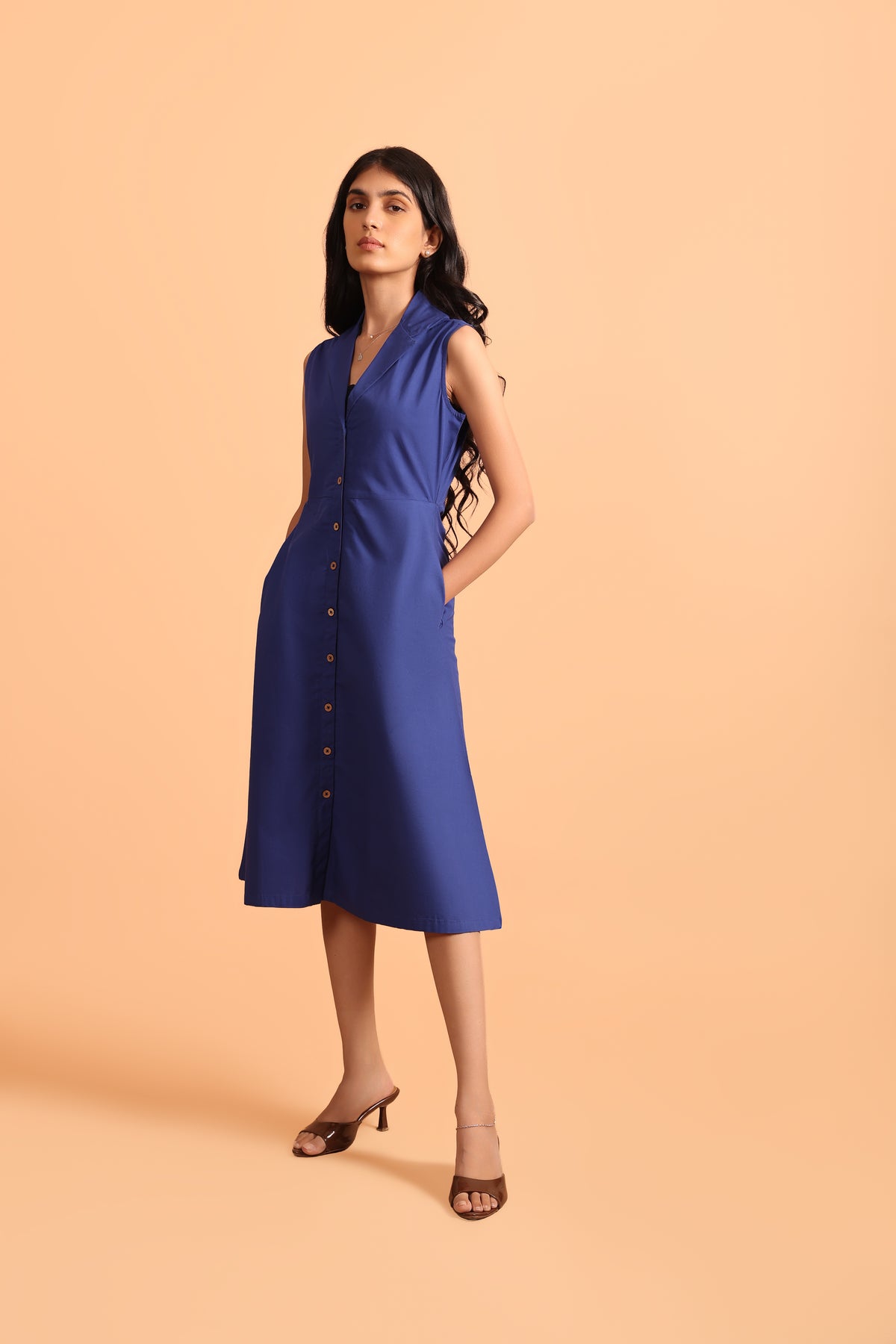 Collared Midi dress