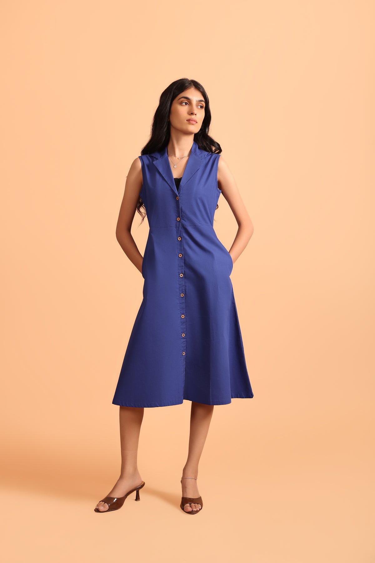 Collared Midi dress