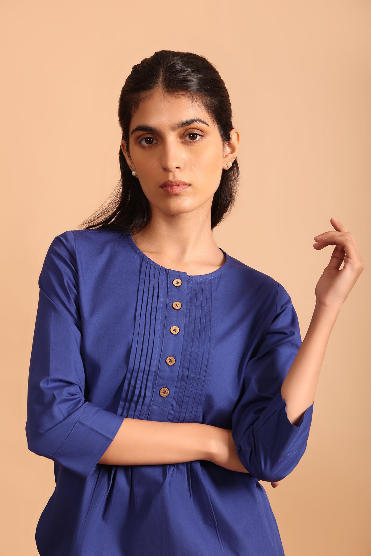 Pintuck Tunic