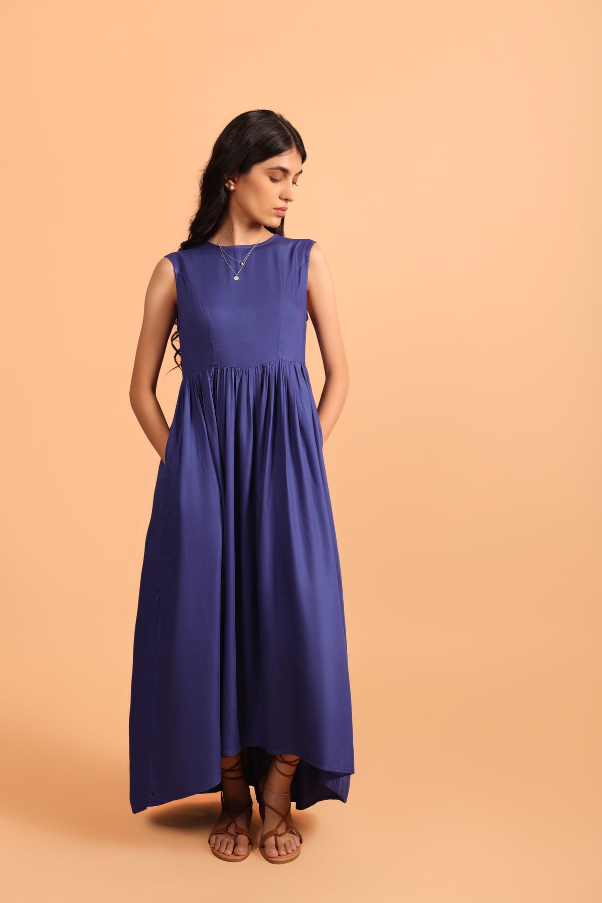 High-Low Maxi Dress